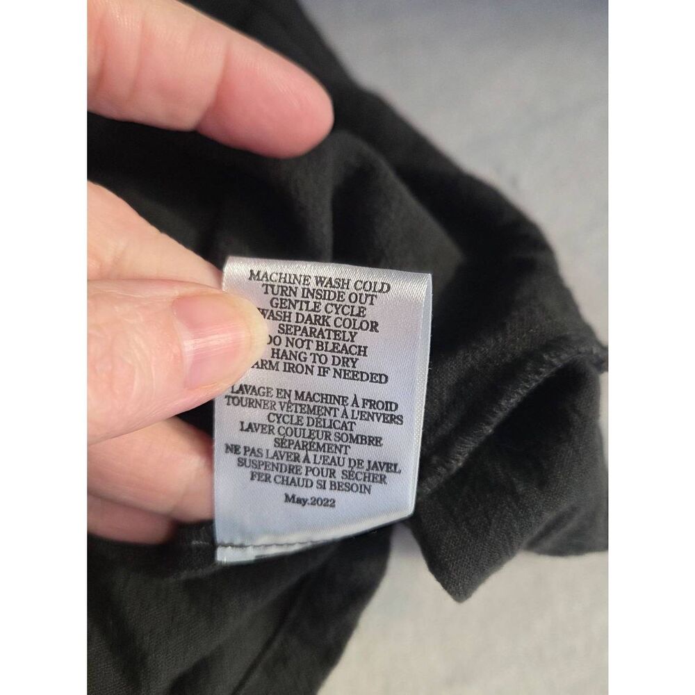 Z Supply Irene Linen Blend Midi Shirt Dress Sz. L - Picture 8 of 8